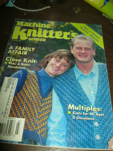 Craft knitting magazines - "Machine knitters source" Volume 14 Number 79