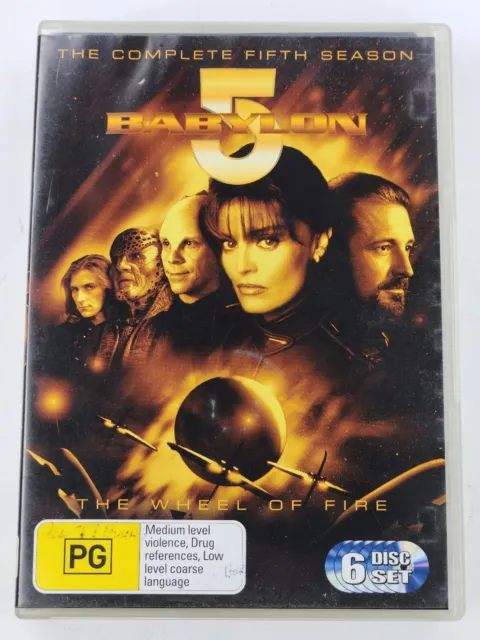 Babylon 5 Season 5 The Complete Fifth Season DVD 6x Disc
