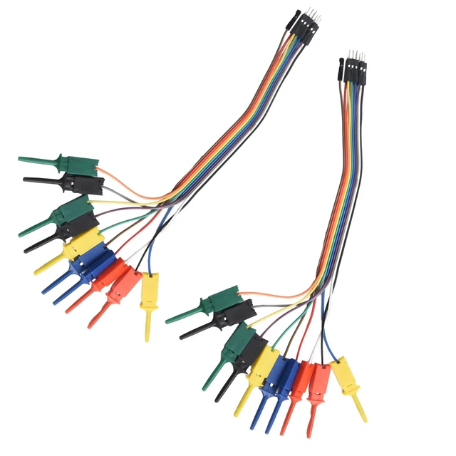 Kit De Câbles De Test 24 En 1 Pour Multimètre - CATIII 1000V, Sondes Dorées Remplaçables, Pinces Crocodiles, Prises Banane