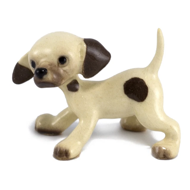 Vintage Hagen Renaker Pointer Pup Puppy #498 Miniature Ceramic Dog Figurine