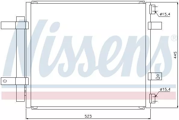 Nissens 94866 Condenser Air Conditioning