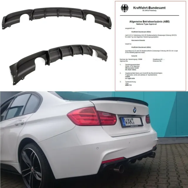 Heckdiffusor 335 Rechts Links Sport-Performance passend für BMW F30 F31 M-Paket