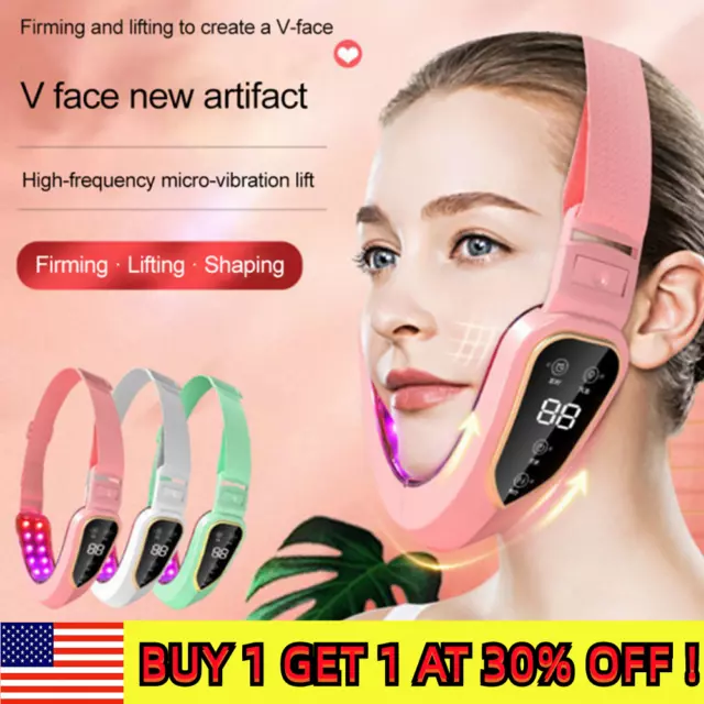 Facial Lifting Device LED Photon Therapy Face Slimming Massager V-Line Pro