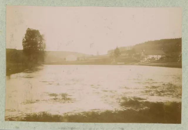 Paysage à identifier  Vintage citrate print.  Tirage citrate  10x16  Circa