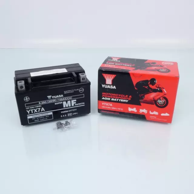 Batterie SLA Yuasa pour Scooter Peugeot 50 Kisbee RS 4T 2010 à 2019 Neuf