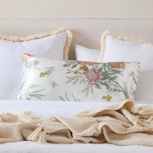 New MUSE Kiana Floral Mulberry Silk Printed Pillowcase