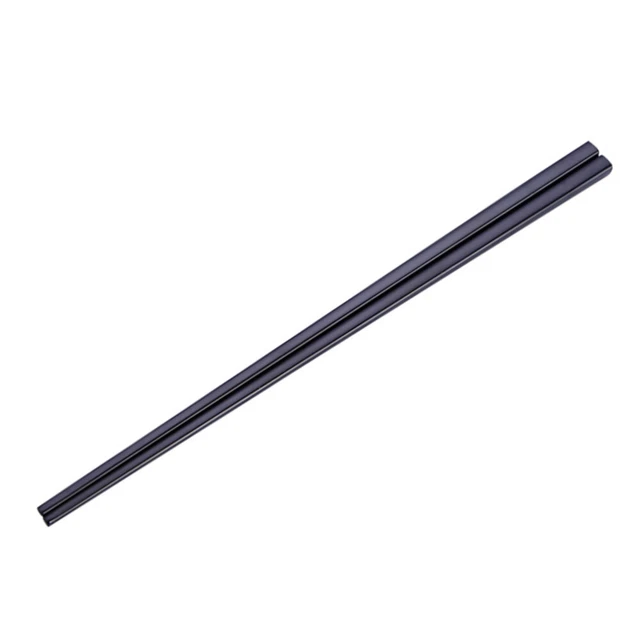 Palillos cuadrados de sushi galvanizado de metal chino dorado
