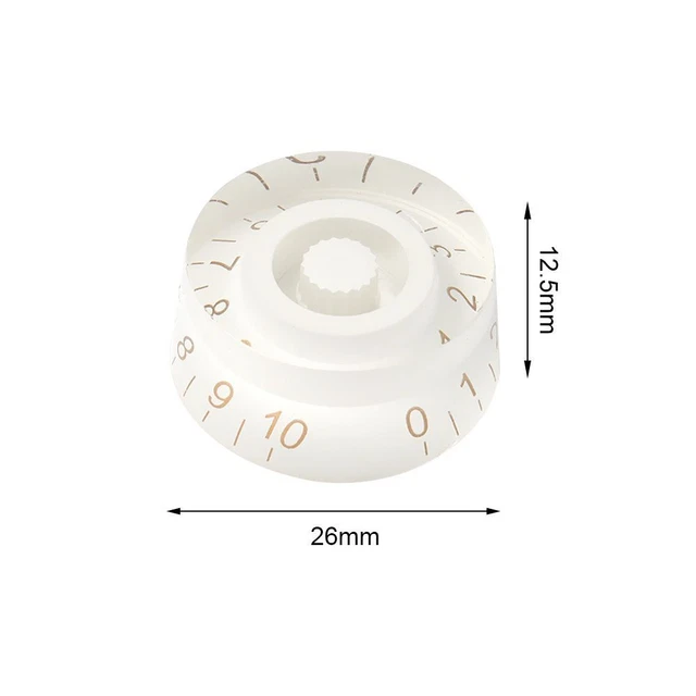 Bouton en forme de seau Interrupteur de réglage de basse For Les Paul LP 2