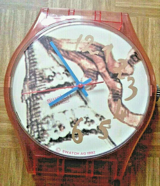 Swatch + Maxi + MGP105 Masquerade + Reloj de Pared / + 1987 + Sólo Carcasa /