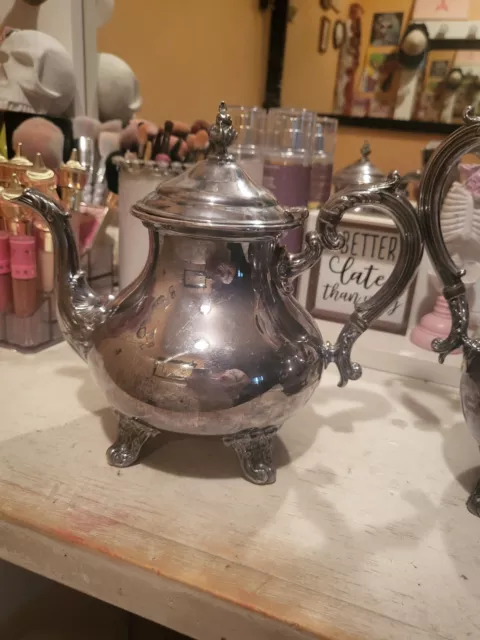 gorham sterling silver plate tea/coffee pots sets