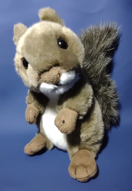 Cabin Critters 2002 Brown SQUIRREL 9" Plush Stuffed Animal Toy Lovable