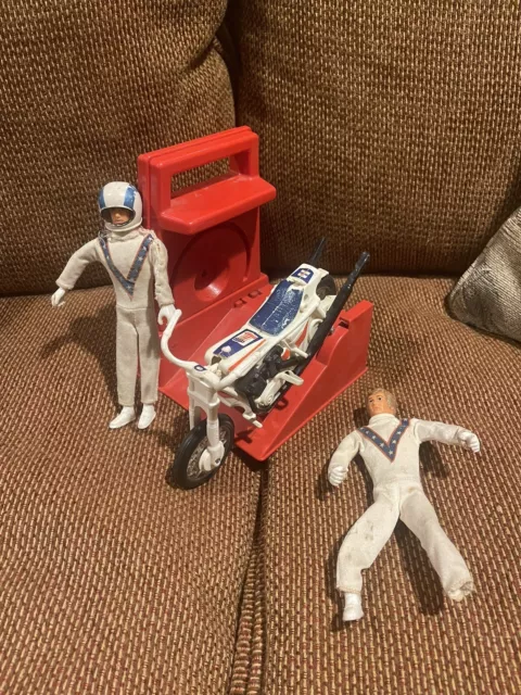 evel knievel stunt cycle action figure