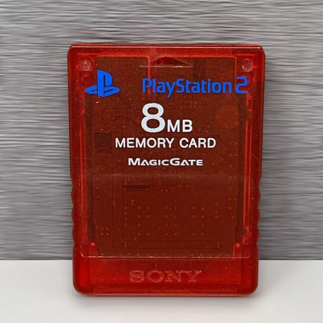 Official OEM Sony Playstation 2 PS2 Memory Card 8MB Magic Gate