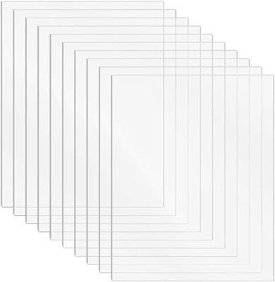 cornice foglio di plastica acrilico da 2 mm per pittura DRERIO Foglio acrilico trasparente in plexiglass acrilico trasparente da 2 mm per artigianato 25 x 15 cm stampa ecc. 