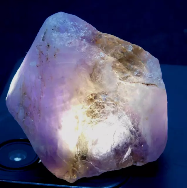 302Ct Natural Certified Amethyst Purple Crystal Uncut Raw Rough Loose Gemstone