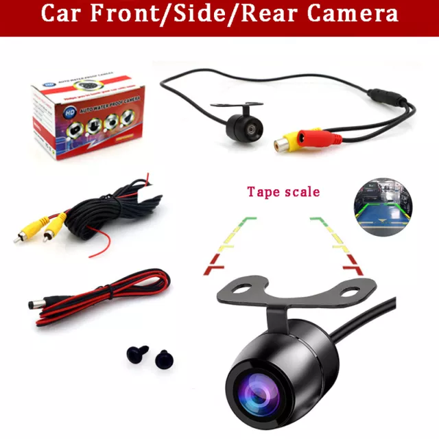 HD 170° CMOS Car Front/Side/Rear View Reverse Backup Night Vision Parking Camera