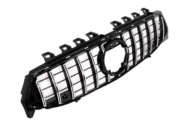 Grille for Mercedes CLA X118 C118 2019+ Chrome Stripes GT-R Panamericana Design 3