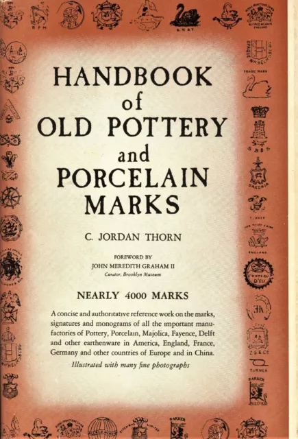 Antique Pottery Porcelain - Makers Dates (4,000 International Hallmarks) / Book