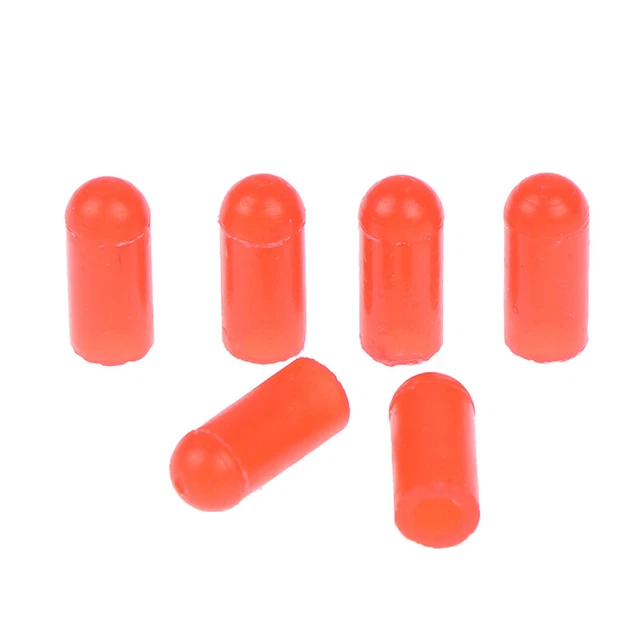 20 pz copertura ago in gomma silicone per uso alimentare siringa tenuta estremità tubo di prova LM❤