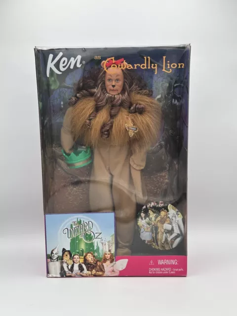 Mattel 1999 Barbie Ken As The Cowardly Lion Wizard Of Oz  New In Box