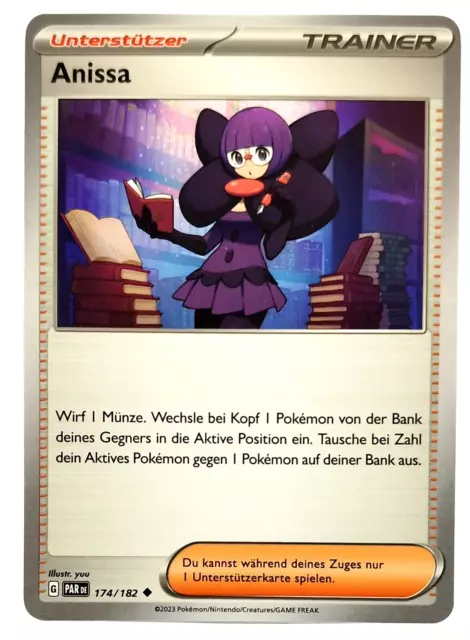 Pokemon Karte: Anissa 174/182 Paradoxrift Deutsch NM