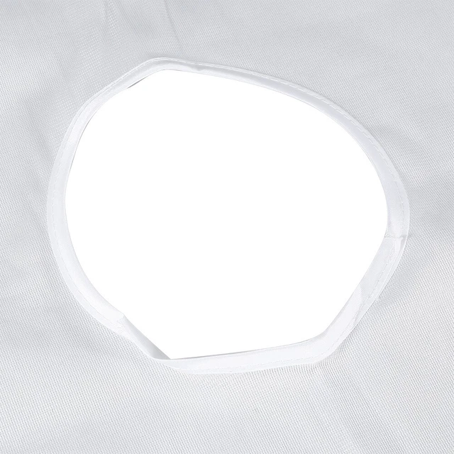 Sábana de masaje SPA Tratamiento Cubierta de cama con orificio de respiración facial (blanco, 80*200) NUEVO