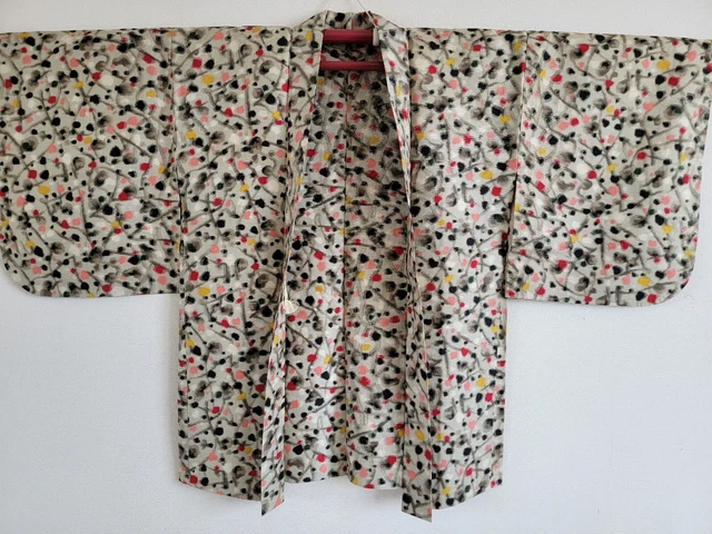 Antique Japanese Silk  KIMONO jacket haori,Haori,KIMONO Dress,Antiqueわ
