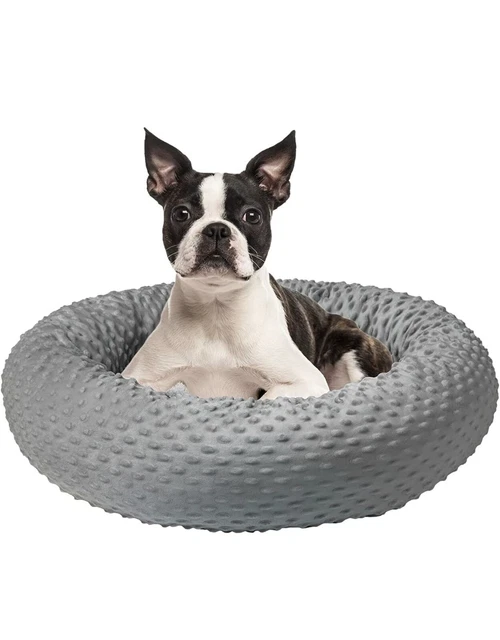 Cat Beds for Indoor Cats Small Dog Bed Donut Calming Anti-Anxiety