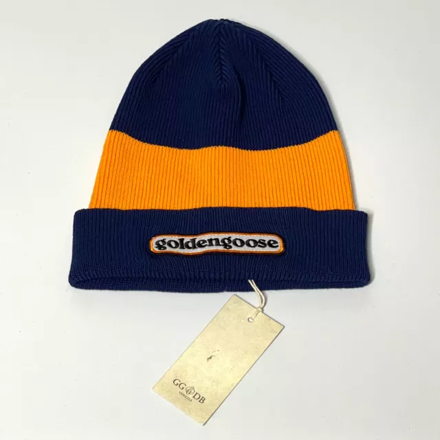 GOLDEN GOOSE DELUXE BRAND GGDB Cappello Berretto Cuffia LOGO Uomo Donna Unisex