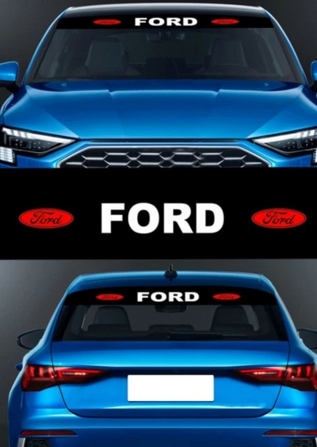 Ford Sunstrip Windscreen Sticker Decal - Custom For Fiesta Focus Mondeo