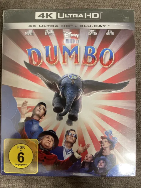 Dumbo - 4K Ultra HD + Bluray Disney - Deutsche Version NEU Aus Sammlung