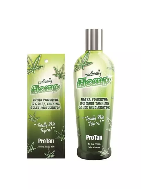 Pro Tan Radically Hemp Ultra Powerful 10XDark Tanning Accelerator 22ml or 250ml