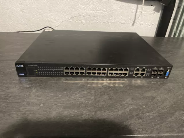 ZyXEL ES3500-24HP 24-Port POE Layer 2 Managed Switch