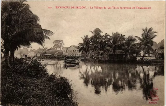 CPA AK Env.de SAIGON - Le Village de Lai Thieu VIETNAM (714528)