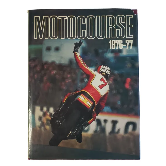 1st! MOTOCOURSE 1976-77 World's Leading Grand Prix Motorcycle Annual Bike Racing