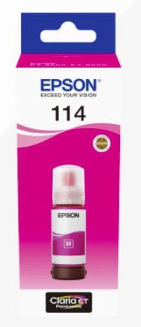 Epson 114 Magenta Ecotank Standard Capacity Ink Cartridge 70Ml - C13T07B340