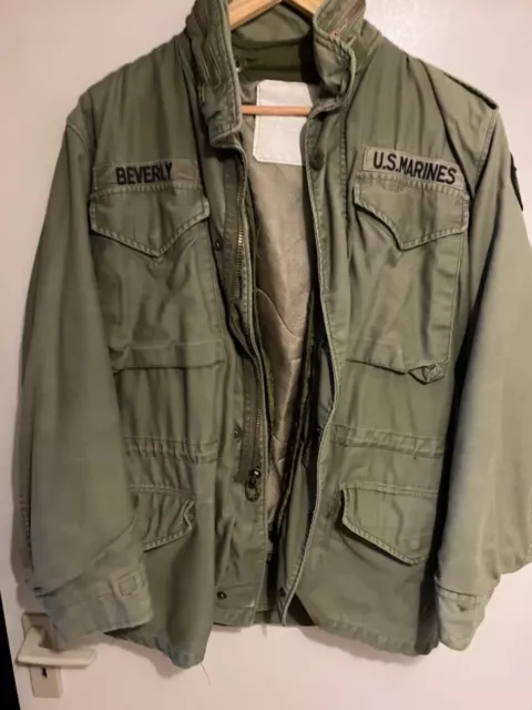 US Army original Feldjacke M65 mit Liner USMC Vietnam 70iger  Mutt REO Uniform