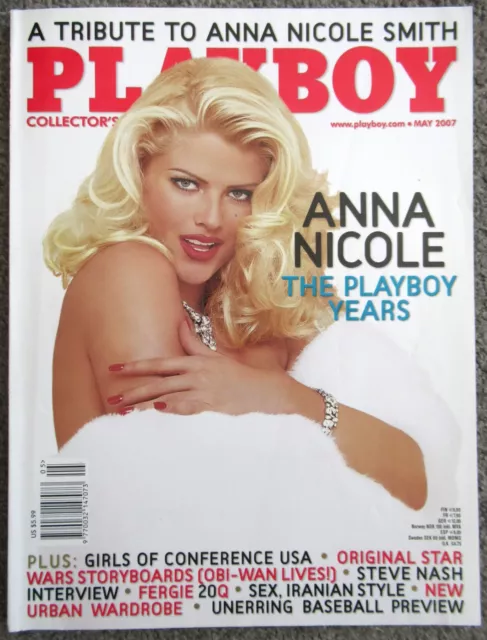 Playboy Magazine Anna Nicole Smith The Playboy Years May 2007 inc Card Key