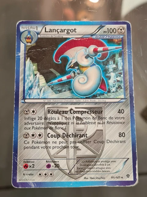Carte Pokémon Jirachi EX – Extension Plasma Freeze 60/101 – Version Française – État Near Mint (quasi Neuf)