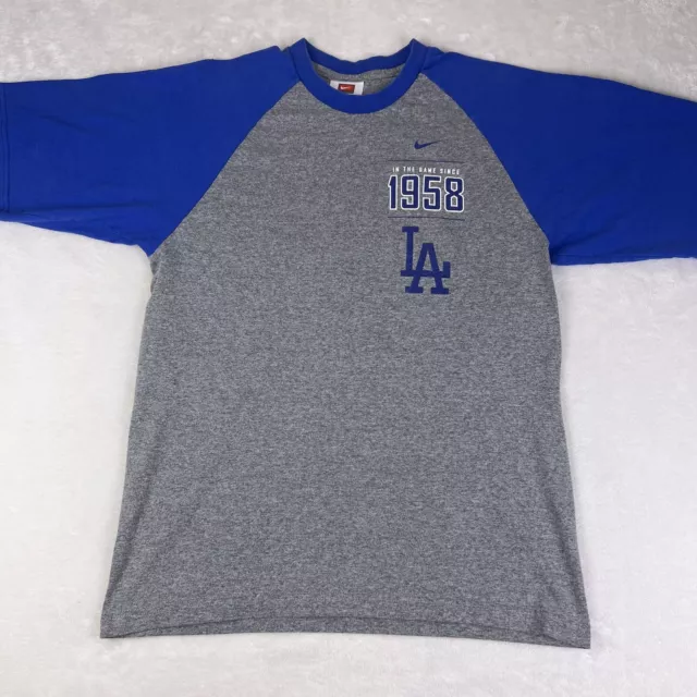 NeonVtg La Los Angeles Dodgers Vintage 90s Sleeveless T Shirt MLB Baseball Blue Mesh XS
