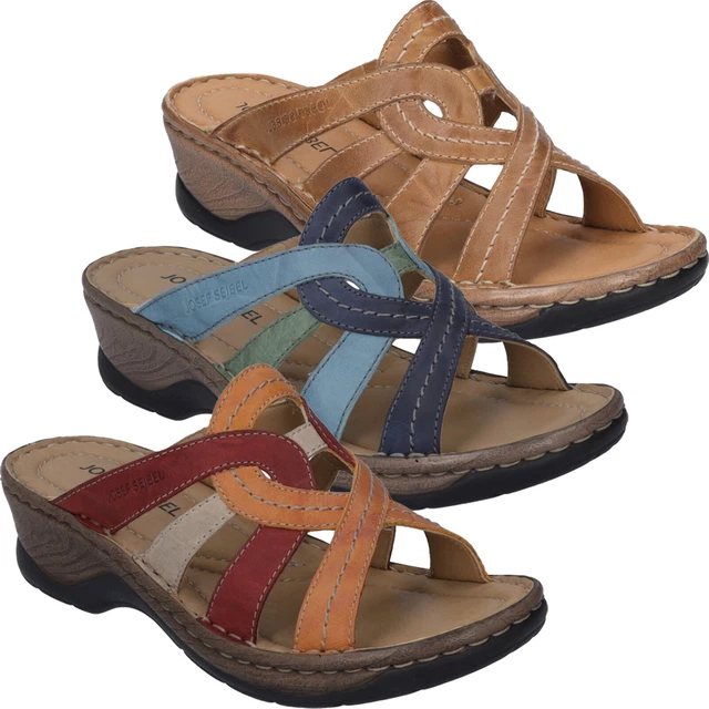 Josef Seibel Femmes Cuir Sabots Mules 56366-95 Catalonia 01
