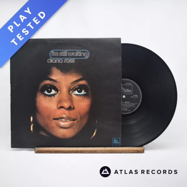 Diana Ross - I'm Still Waiting - Textured Sleeve LP Vinyl Record - EX/EX