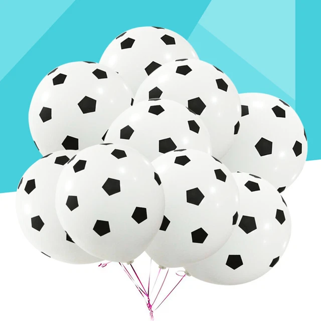 50 Pcs Baby Soccer Party Decorations Balloons Birthday Latex 12 Inch