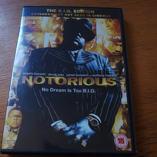 NOTORIOUS DVD EXTENDED B.I.G. Edition Biggie Smalls Biopic Hip Hop Film ...