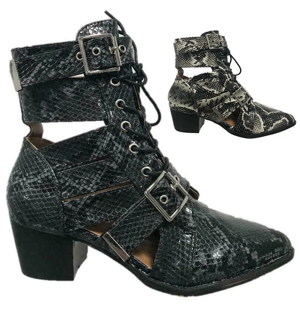 Marcel snake effect ankle boots clearance
