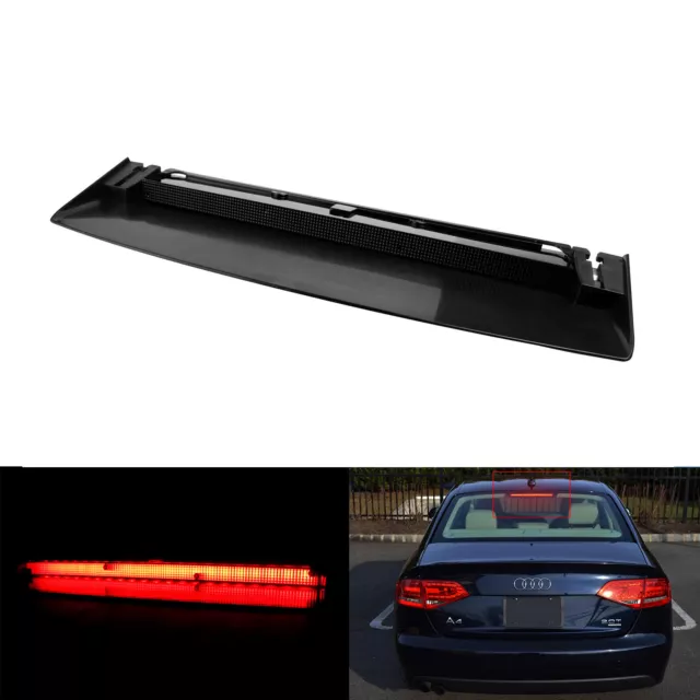 Voiture LED 3eme feu stop Feux arrière Lampe noir Pour Audi A4 8K2 B8 2007-2015