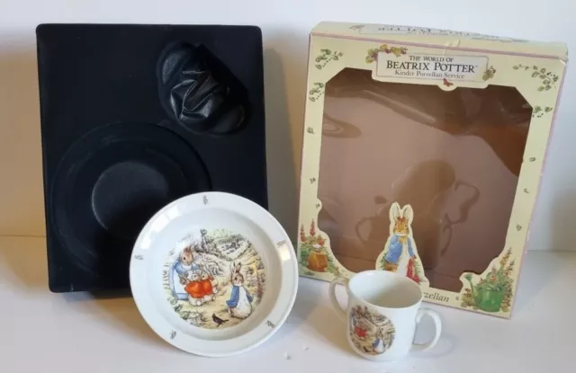 The World Of Beatrix Potter | Porcelain Bowl & Cup Set | Boxed | 2003 | German