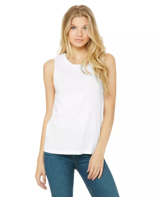 Bella + Canvas B6003 Womens Sleeveless Cotton/Poly Stylish Jersey Muscle Tank