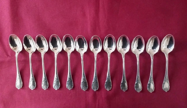 Ercuis modèle Coquille 12 cuillères à moka 11,2 cm, excellent état