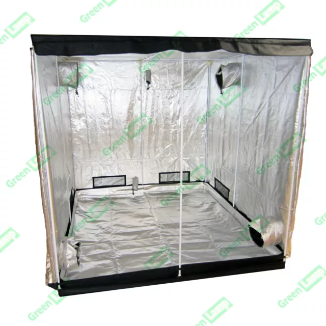 Premium 200 x 200 x 200cm 600D Mylar Indoor Grow Tent Box Hydroponics Dark Room